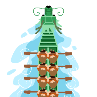 龙舟gif图片_龙舟gif素材_千库网