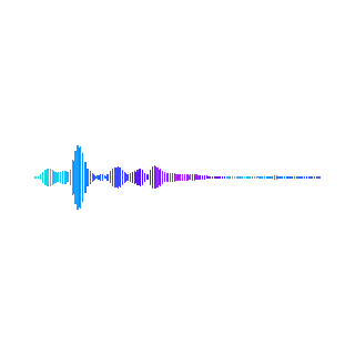 科技音乐动感超声波线条蓝紫色渐变动图gif