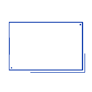克莱因蓝科技线条边框简约动图gif