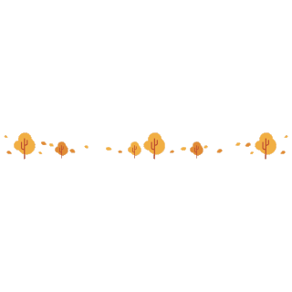 秋天树林分割线新媒体公众呈动图gif