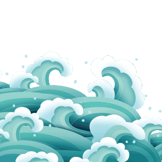 大浪设计素材-大浪模板设计-海报GIF图片下载-千库网