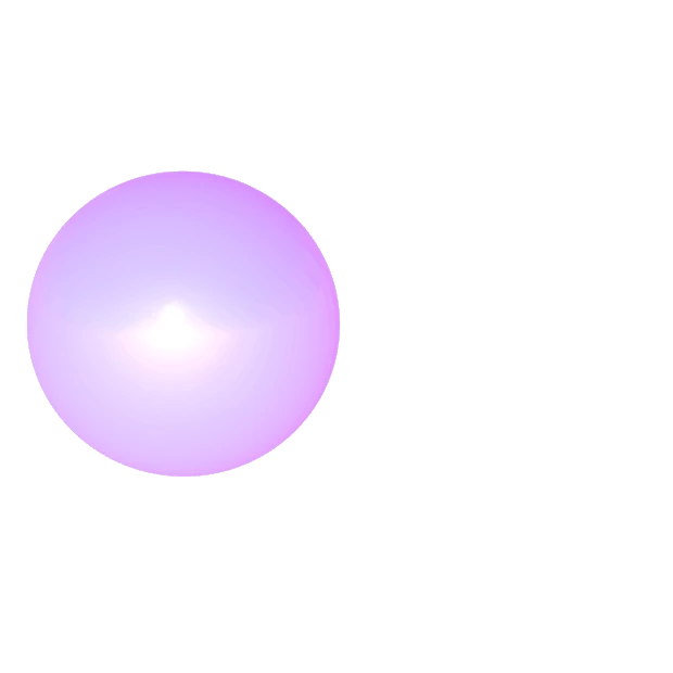 紫色立体两个融球