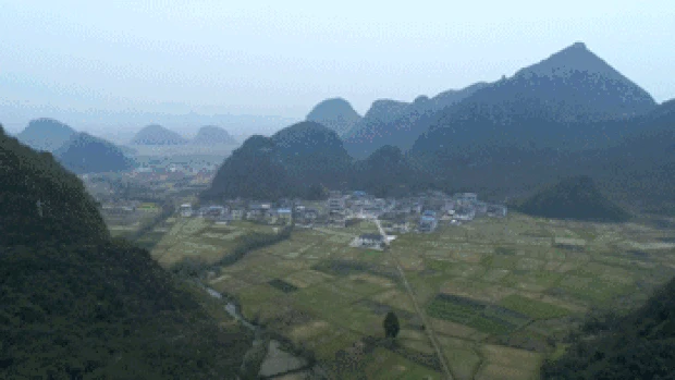 桂林乡村风光风景实拍
