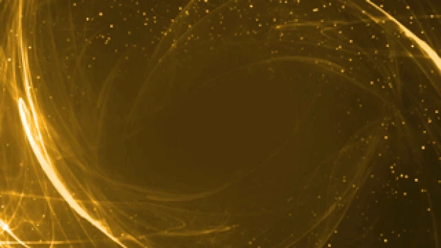 金色粒子线条展示gif图片背景