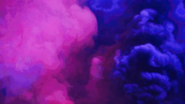 蓝紫色gif图片烟雾背景