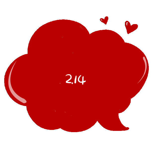 红色2.14情人节