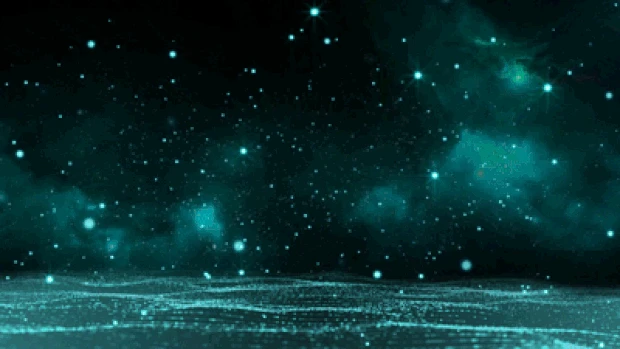 科技感粒子穿梭银河gif图片背景