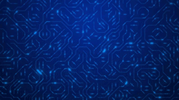 蓝色科技电路光效gif图片背景
