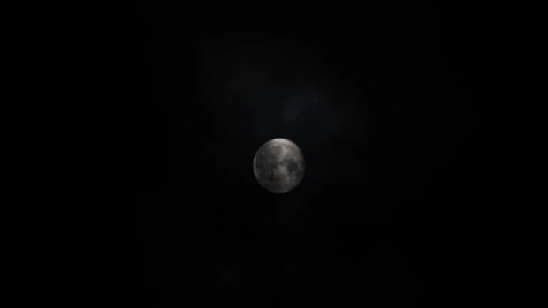 黑色夜空月亮圆月背景