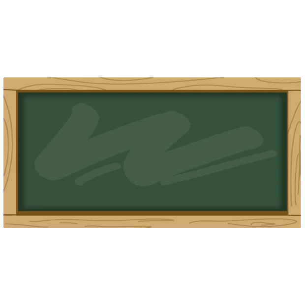 毕业季黑板报教室黑板绿色黑板粉笔字木质边框gif图片元素