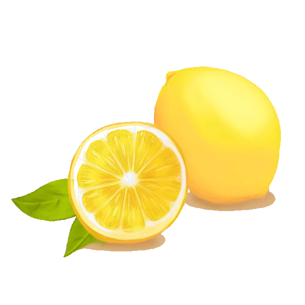 黄色水果主题之柠檬