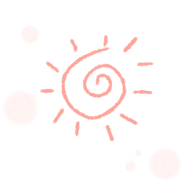 粉色太阳简笔画线条儿童画gif图片