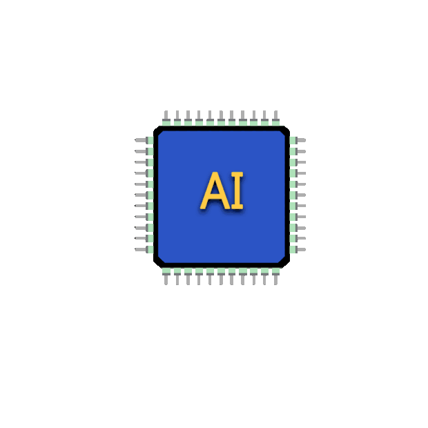 AI高科技芯片gif图素材