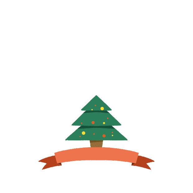 圣诞节圣诞植物边框gif图素材