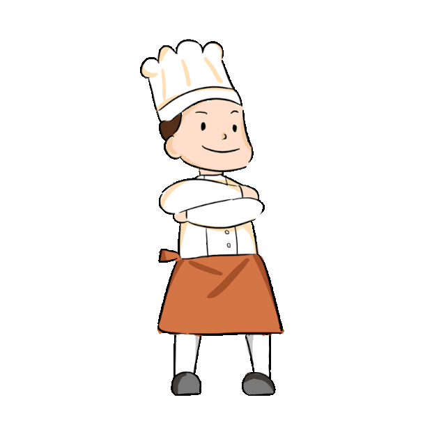 卡通厨师人物餐饮gif图素材