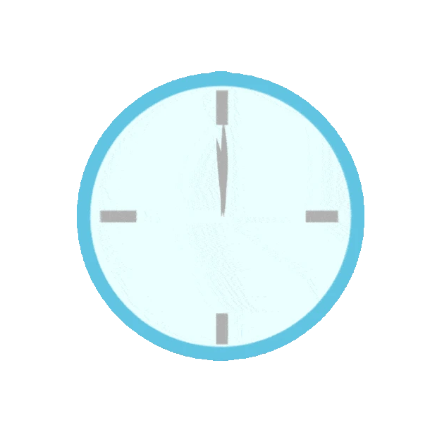 钟表挂表时钟转动分针时针时间流逝转圈gif图素材