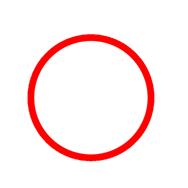 红色简约警告禁止标示打叉图标gif图素材