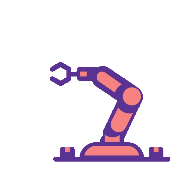 工业机器人机器手臂摇摆gif图素材