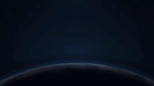 大气地球科技光效视频片头背景