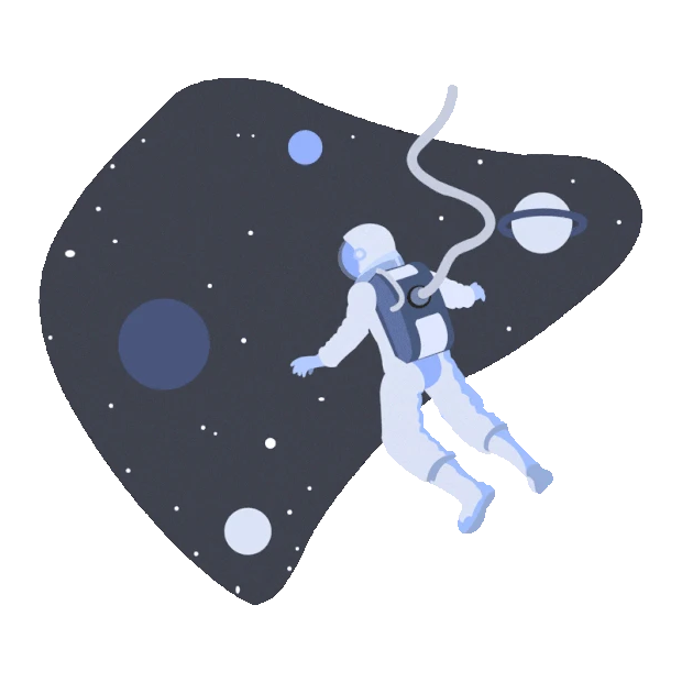 宇航员在太空漫步星空宇宙银河星系gif图素材