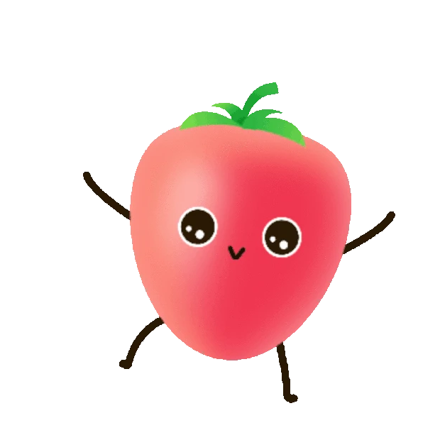 卡通拟人蔬菜西红柿番茄农作物食物gif图素材  