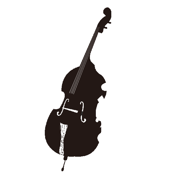 黑色大提琴音乐音符优雅gif图素材