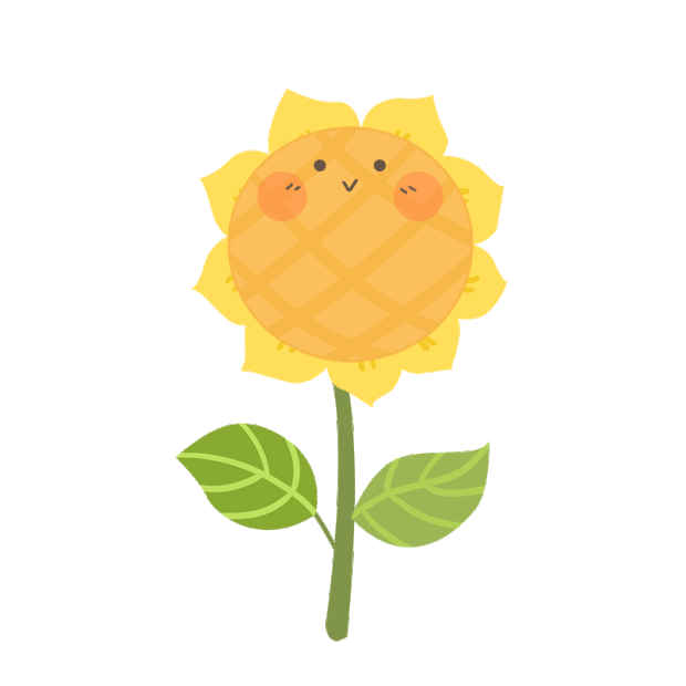 卡通可爱太阳花向日葵gif图片
