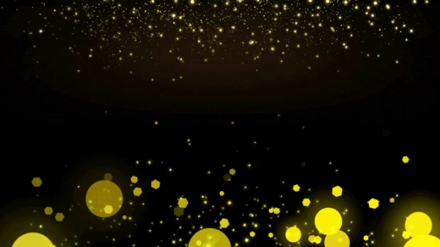 金色光斑梦幻视频背景
