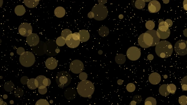 金色光斑粒子视频背景