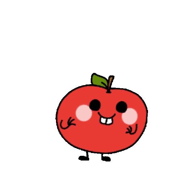 食物西红柿水果拟人眨眼gif图素材表情包