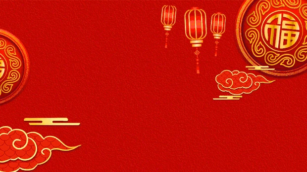 春节视频背景中国风喜庆红色中国红gif图素材