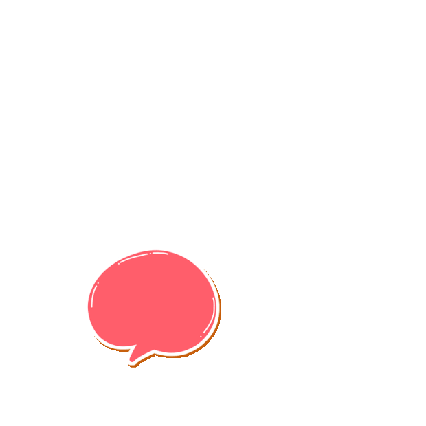 电商活动促销新品new出现可爱卡通粉色红色白色对话框气泡框gif图素材