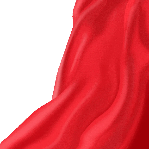丝绸飘带缎带飘扬大气红色装饰gif图素材