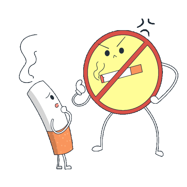 禁烟禁止吸烟宣传标识标志gif图素材