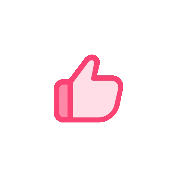 点赞UI图标icon粉色爱心gif图素材