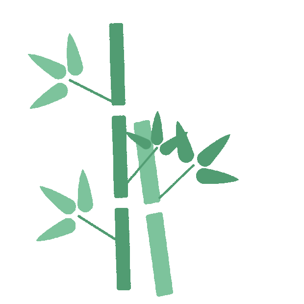 竹子植物扁平春天树木绿色gif图素材