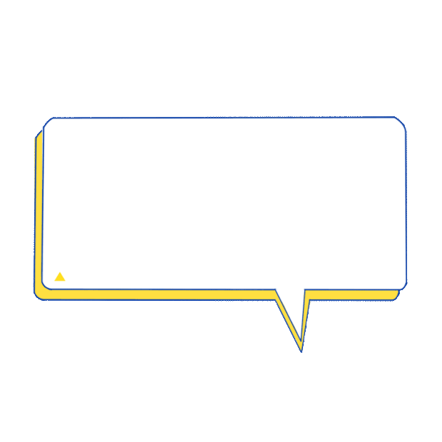简单对话框气泡框简约几何对话框卡通gif图素材