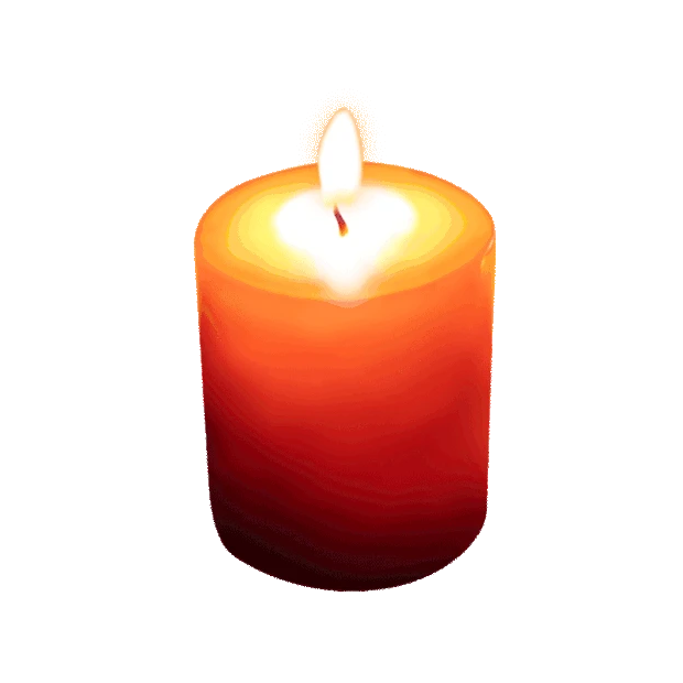 蜡烛燃烧融化纪念悼念红色gif图素材