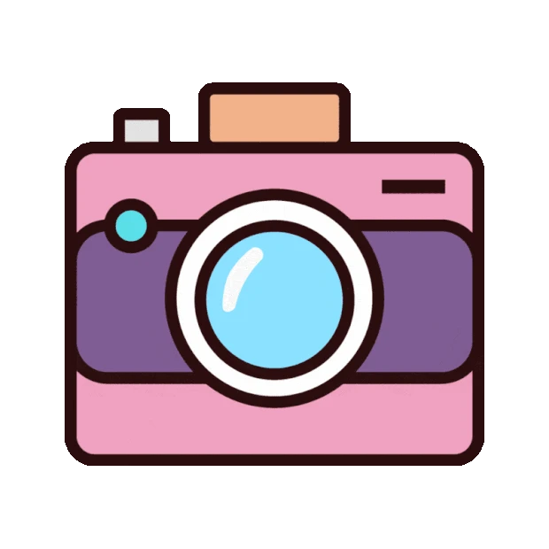 相机照相机拍照摄像摄影拍立得图标icon装饰贴纸gif图素材 