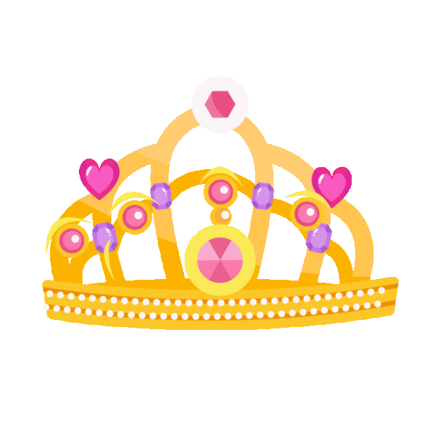 皇冠钻石珠宝卡通黄色gif图素材