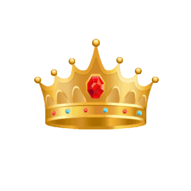 金色皇冠王冠宝石欧式仿真gif图素材