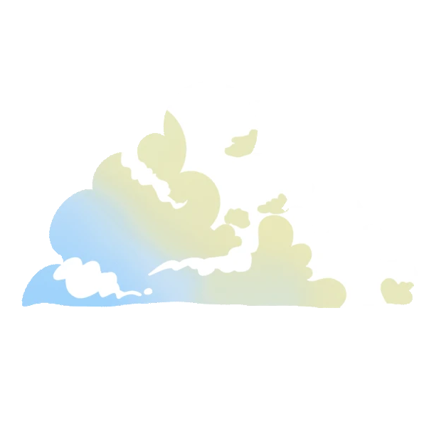 白云云朵云空中漂浮gif图素材