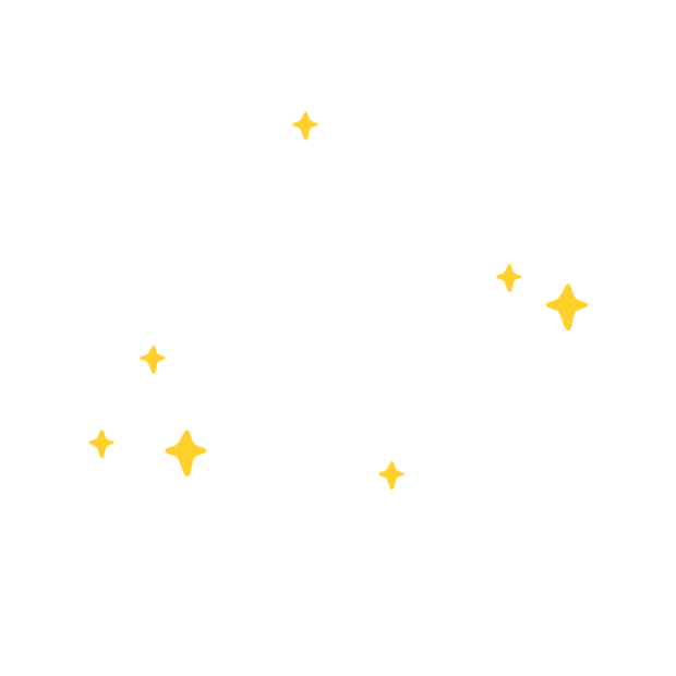 黄色星星闪烁表情装饰综艺gif图素材
