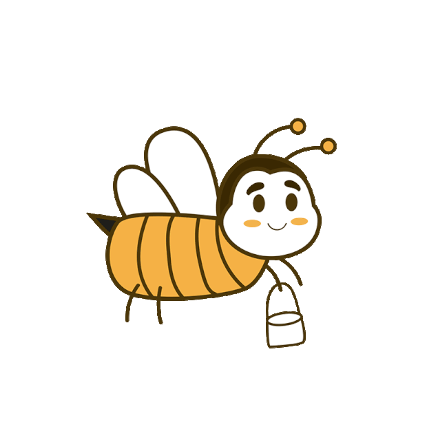 昆虫蜜蜂采蜜飞行飞舞gif图素材
