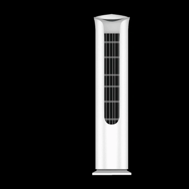 夏天家用电器空调冷气吹风清凉动图gif