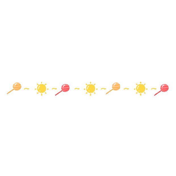 六一61儿童节糖果太阳分割线彩色新媒体公众号gif图素材夏天