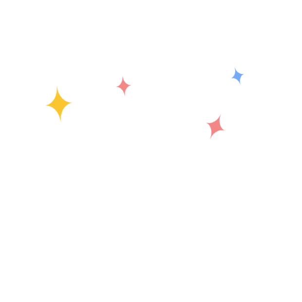 星星闪烁表情装饰彩色gif图素材  