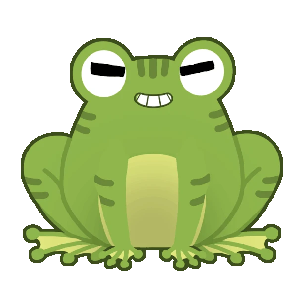 夏天池塘边的小青蛙拟人gif图gif图素材