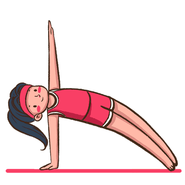 健身运动女孩练瑜伽锻炼减肥gif图素材