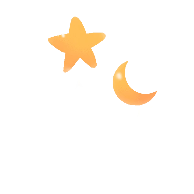 六一儿童节61星星月亮透明气球儿童玩具gif图素材